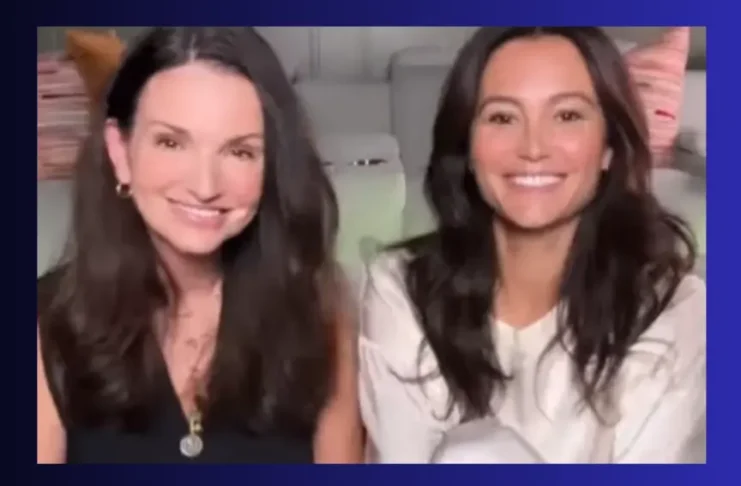 Emma Heming Willis and Helen Christoni