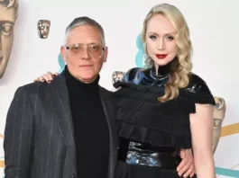 Gwendoline Christie and Giles Deacon