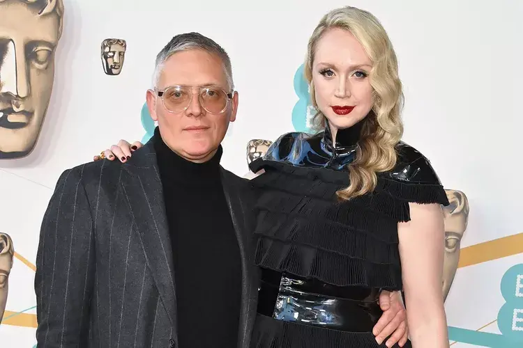 Gwendoline Christie and Giles Deacon