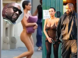 Kanye West and Bianca Censori