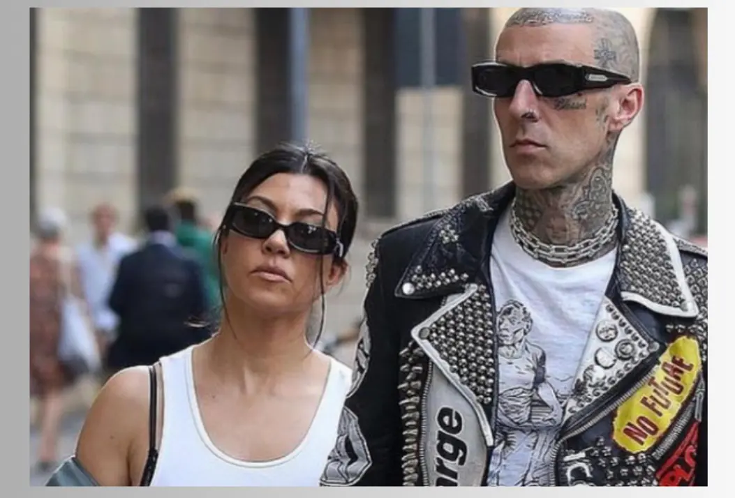 Kourtney Kardashian and Travis Barker