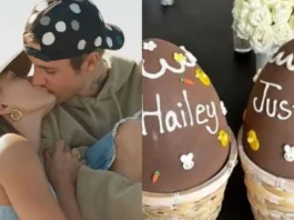 Justin Bieber Hailey Bieber Easter Eggs